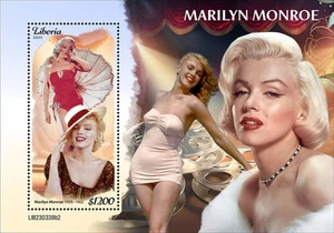 Liberia - 2023 Actress Marilyn Monroe - Stamp Souvenir Sheet - LIB230338b2 - Picture 1 of 1