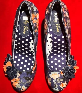 Zapatos Ruby Shoo 9 Eva para mujer azul/denim coral - Imagen 1 de 13