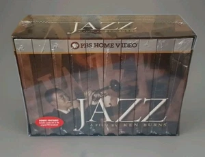 Jazz A Film by Ken Burns 10 VHS Box Set 2000 PBS Brand New Factory Sealed - Picture 1 of 11