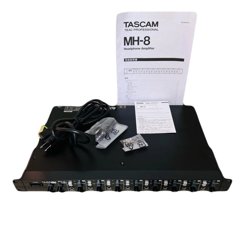 TASCAM MH-8 Rackmount Headphone Amplifier 8 Channel Studio Monitor Amp Tested - Image 1 of 4
