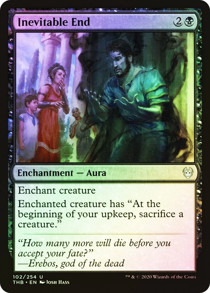 MTG FOIL Inevitable End  - Theros Beyond Death #102 - Image 1 of 1