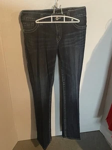 Silver Jeans Women’s 31x32 Suki Boot Cut Denim Stretch Thick Stitch Embroidered - Picture 1 of 4