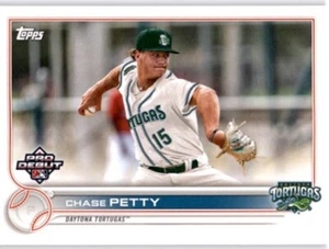 CHASE PETTY 2022 Topps Pro Debut #PD-158 Daytona Tortugas - Picture 1 of 2
