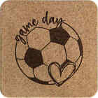 'Football Game Day' Square Cork Trivet / Pot Stand (TR00026549)