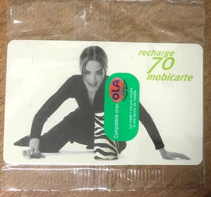 MOBICARTE SATOSHI 70 MBC MOBI PREPAYÉE PREPAID TELECARTE SCHEDA CALLING CARD - Picture 1 of 2