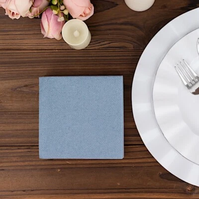 20 Square 10x10 in Disposable Airlaid Paper Cocktail NAPKINS Party Decorations - Image 1 of 2