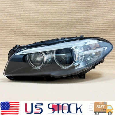 2014-16 BMW 5 Series F10 528i 535i Headlight Xenon Adaptive Left Driver Side OEM Foto 1 de 4