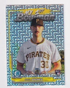 2024 Bowman Chrome MY 1ST BOWMAN MOJO REFRACTOR #M1B-36 PAUL SKENES RC Rookie - Picture 1 of 2