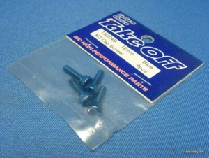 (Take Off TS-304B) M3x12 Alum Hex Socket Cap Screw 4pcs Blue Made in Japan - Picture 1 of 1