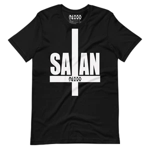 SATAN • Unisex T-Shirt • Occult Goth Apparel • Horror Clothing - Picture 1 of 14