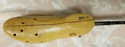 Camilla de zapatos de madera y metal DE COLECCIÓN / ¡Excelente estado de funcionamiento! M# 3054M Foto 1 de 2