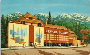 NEVADA LODGE Lake Tahoe, Nevada NV - Postcard - Picture 1 of 2
