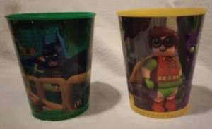 2er Set Lego Batman Movie McDonalds Happy Meal Tassen - Bild 1 von 6