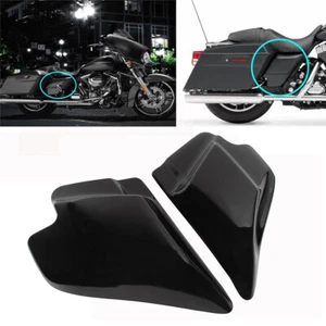 Cubiertas laterales de panel de carenado negro para Harley Street Glide Electra Glide 1997-2007 - Imagen 1 de 13