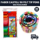 Christmas Gift FABER CASTELL SET OF 50 FELT TIP CONNECTOR PENS - Craft Markers