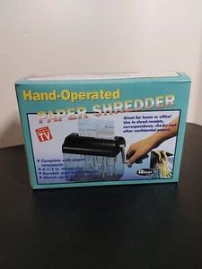 Hand-Operated Paper-Shredder NIB - Picture 1 of 4