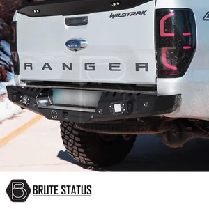 Parachoques trasero Ford Ranger 2012+ negro mate T6 T7 T8 - Imagen 1 de 5