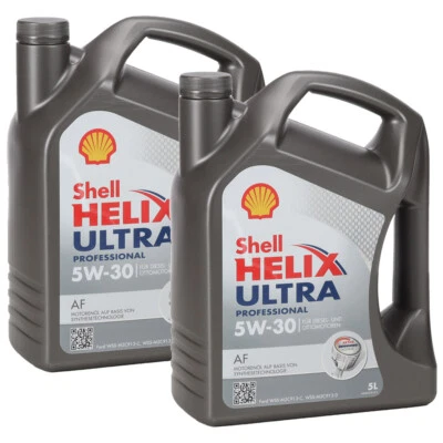 10L SHELL HELIX ULTRA PROFESSIONAL AF 5W-30 Motoröl Öl FORD WSS-M2C913-C/-D - Bild 1 von 2