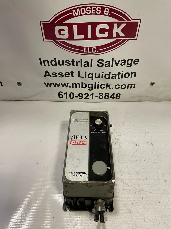 Boston Gear BETA plus RB2.5 Ratiotrol DC Motor Control 230/115V 2/1HP - Image 1 of 4