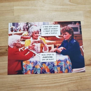 OPEN TO EVERYONE - Golden Girls Postcard Sophia Dorothy Blanche - New - Picture 1 of 2