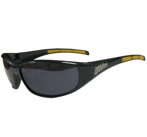 Oakland Athletics Officially Licensed 3 Dot Wrap Sunglasses NWT MLB Unisex Cover