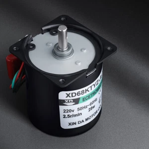 68KTYZ Permanentmagnet Motor Elektromotor 28W 220VAC 2.5-80 U/min Getriebemotor - Picture 1 of 6