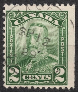 Sn:CA #150asR? 1928 2c CANADA King George V 1928-29 "Scroll" Definitive Issue - Bild 1 von 2