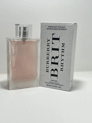 Burberry Brit Rhythm 3.4oz EDT Spray For Women New In White Box DISCONTINUED - Image 1 of 4