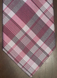 Countess Mara Pink Hand Made 100% Silk Men’s Neck Tie Made In China - Picture 1 of 10