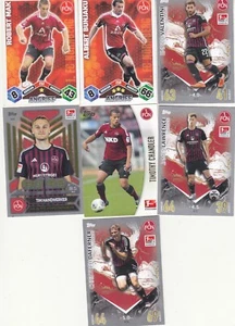 140 x  1.FC Nürnberg  Sammelkarten verschiedene Jahre teilweise mit Autogramm - Bild 1 von 24