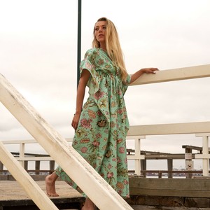 Plus 100% Cotton Maxi Dresses for Women 