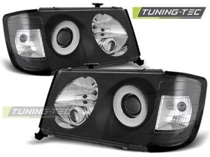FARI ANTERIORI HEADLIGHTS MERCEDES W124 E-KLASA 05.93-06.95 BLACK - Foto 1 di 1