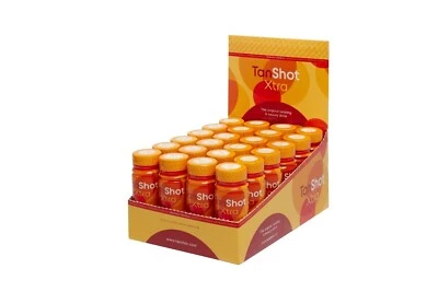 TanShot Xtra Sunbed Tanning & Beauty Drink with Vitamins Tan Shot XTRA 12x 60ml