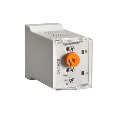 OU1R10MV1, CROUZET, Syr-Line Plug-In Timer, Ou2R,,  8 Pins, 12-240 Vac/Dc 2X10A - Image 1 of 2