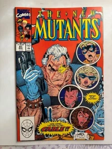 New Mutants 87 1990, Marvel Signed Rob Liefield 1st App. Cable Mcfarlane Cover - Picture 1 of 5