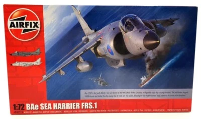 Airfix 1/72 Scale Aircraft Kit A04051A - BAe Sea Harrier FRS.1 - Image 1 of 4