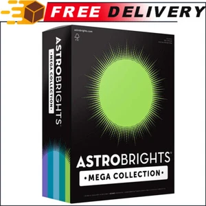 Astrobrights Mega Collection, Colored Paper,"Frosty" 5-Color Assortment, 625 ct - Picture 1 of 6