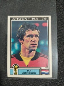 Original sandwiches ARGENTINA 78 - JAN JONGBLOED - sticker No. 276 - NEDERLAND - 