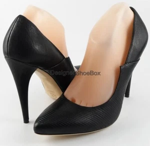 Loeffler Randall Irina Schwarz Leder Italien Designer Spitz Zulaufend Pumps - Bild 1 von 4