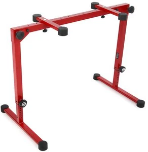 K&M 18820 Omega Pro Keyboard Stand - Ruby Red - Picture 1 of 7