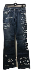 Air Brush Art Jeans Tall 33” leg, 31” waist All One Creations - Picture 1 of 12