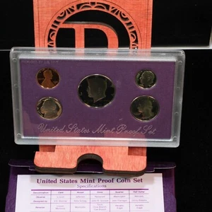 1990 Proof Set U.S. Mint Original Government Packaging OGP COA - Picture 1 of 4