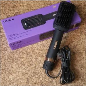 Amika Double Agent 2-in-1 Straightening Blow Dryer Brush - Picture 1 of 14