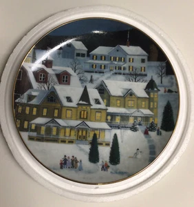 Heiligabend Teller Martha B Leone Teller 1992 Celebration of Yesteryear - Bild 1 von 4