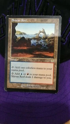 PLAYED Shivan Reef - Land Apocalypse Mtg Magic Rare SEE IMAGE - Image 1 of 4