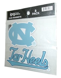 North Carolina Tar Heels Medium Car Magnets ( 2 in pack ) NIP FREE SHIPPING - Picture 1 of 18