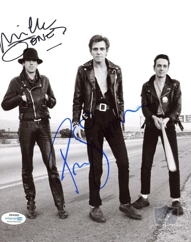 Mick Jones Paul Simonon THE CLASH Signed 10x8 Photo ACOA Certified SB40985 Cover