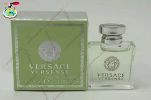 VERSACE VERSENSE 0.17 OZ EDT/5ML MINI SPLSH FOR WOMEN BY VERSACE & NEW IN A BOX - Picture 1 of 1