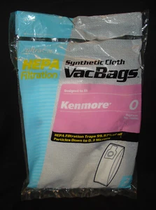 Kenmore Typ O 50690 Ultra Care Hepa Filtration Synthetikgewebe Staubsaugerbeutel Beutel NEU - Bild 1 von 4