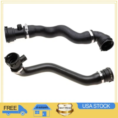 Manguera de refrigerante inferior superior Gates 2x para BMW 525i 2001-2003 Foto 1 de 3